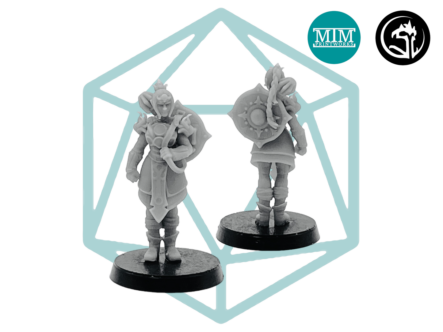 Female Half Elf Cleric | Tabletop RPG Miniature | D&D | Roleplaying