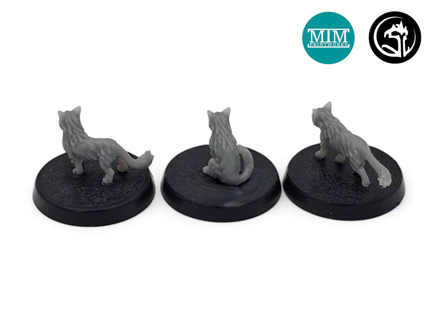 Cat Familiars | Tabletop RPG Miniature | D&D | Roleplaying