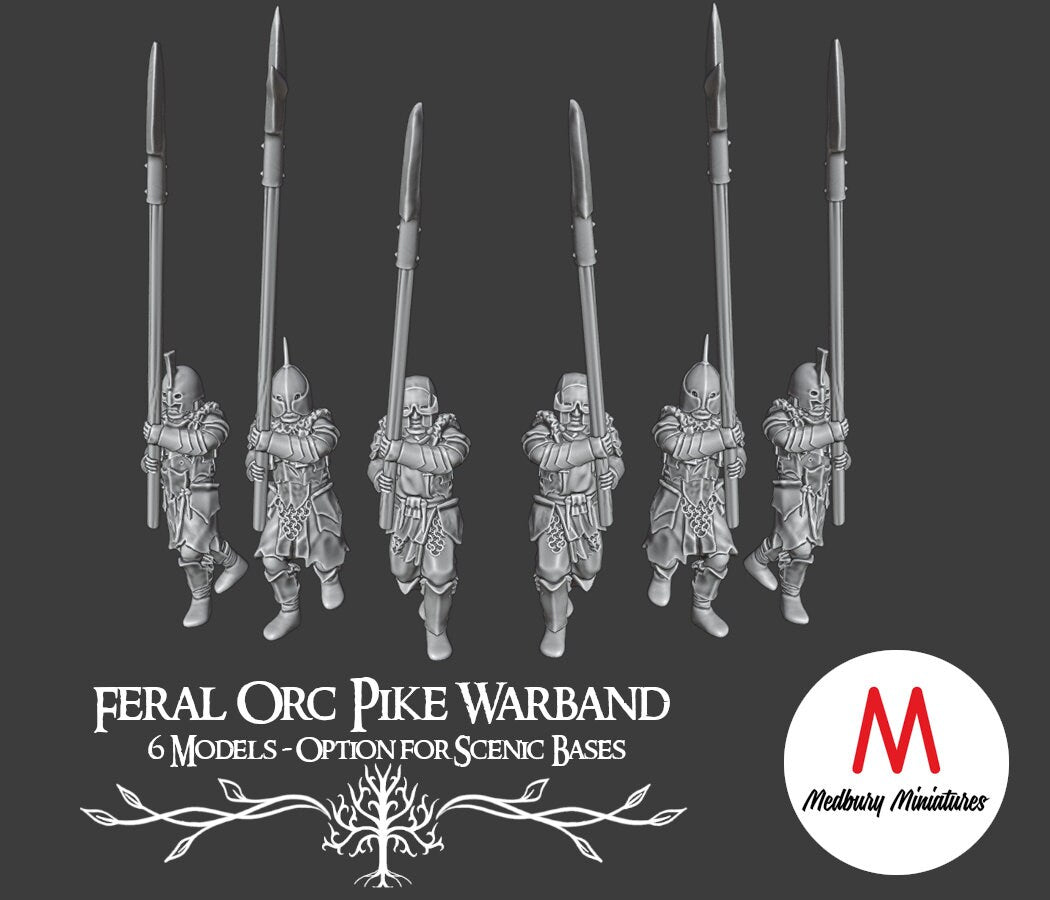 Feral Orcs Pike Warband