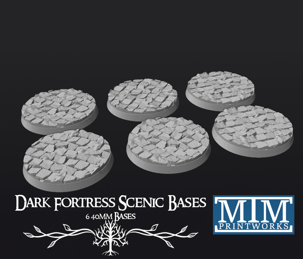 Dark Fortress Scenic Base Set 25mm / 40mm