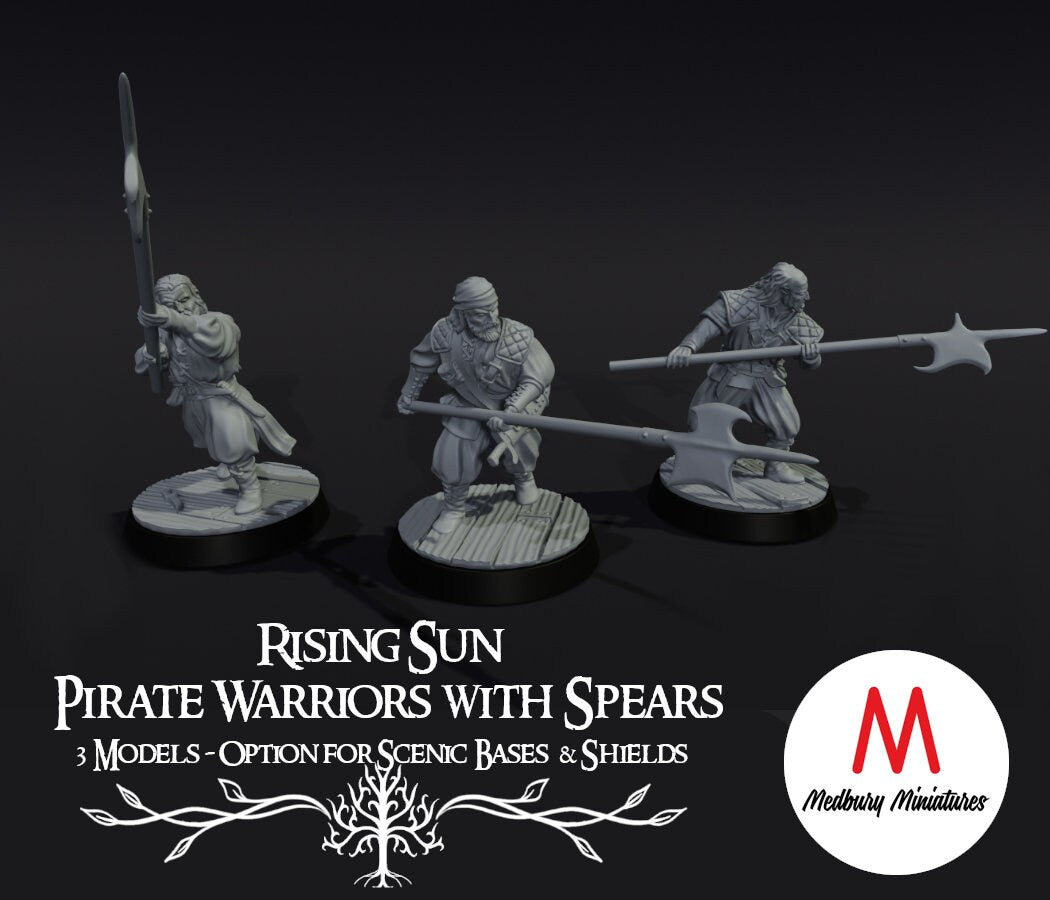 Rising Sun Pirate Warriors with Spear