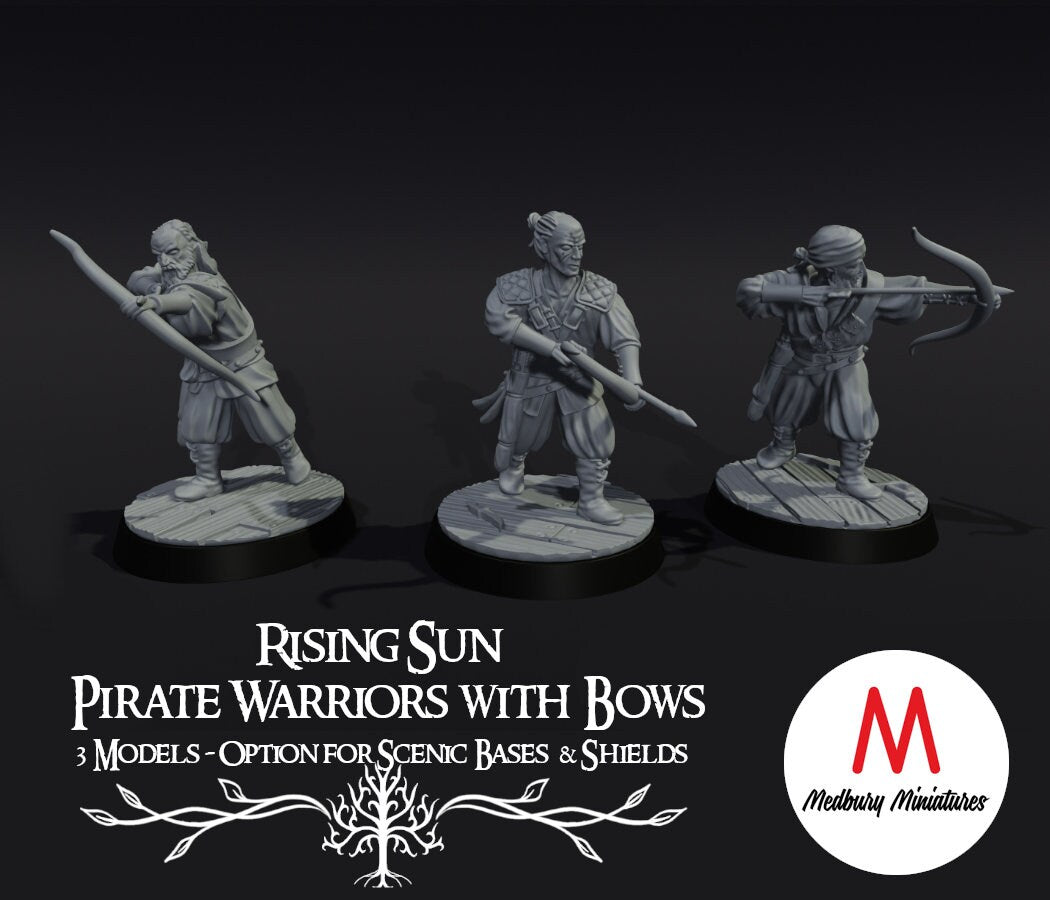 Rising Sun Pirate Warriors with Bows