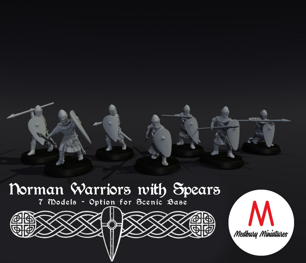 Norman Warriors With Spears