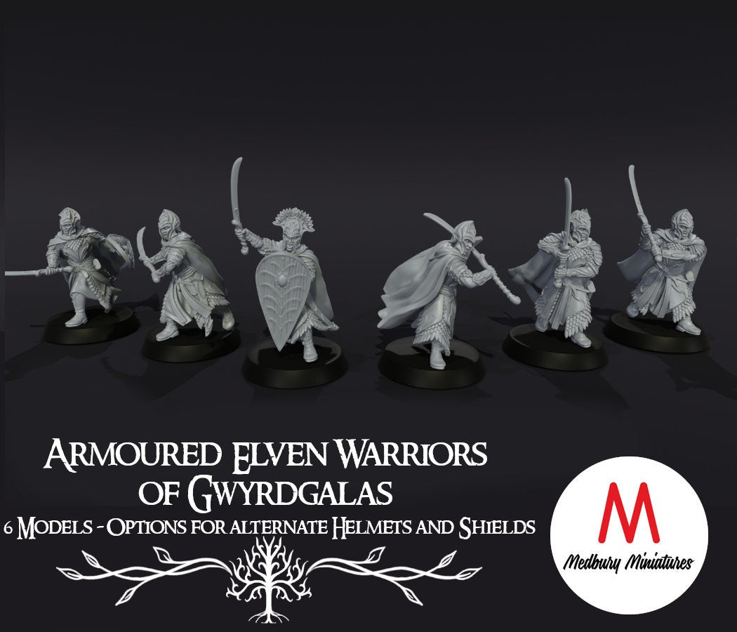 Armoured Elven Warriors of Gwyrdgalas