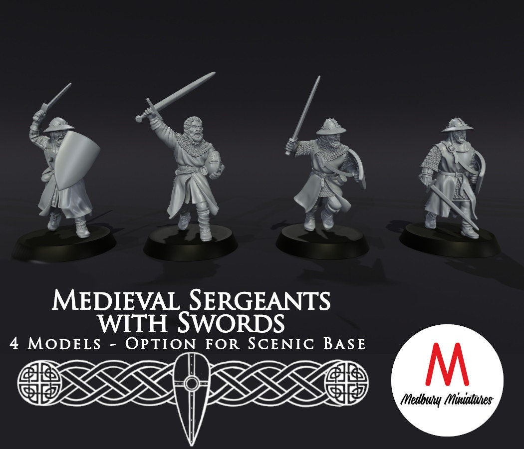 Medieval Sergeants with Swords