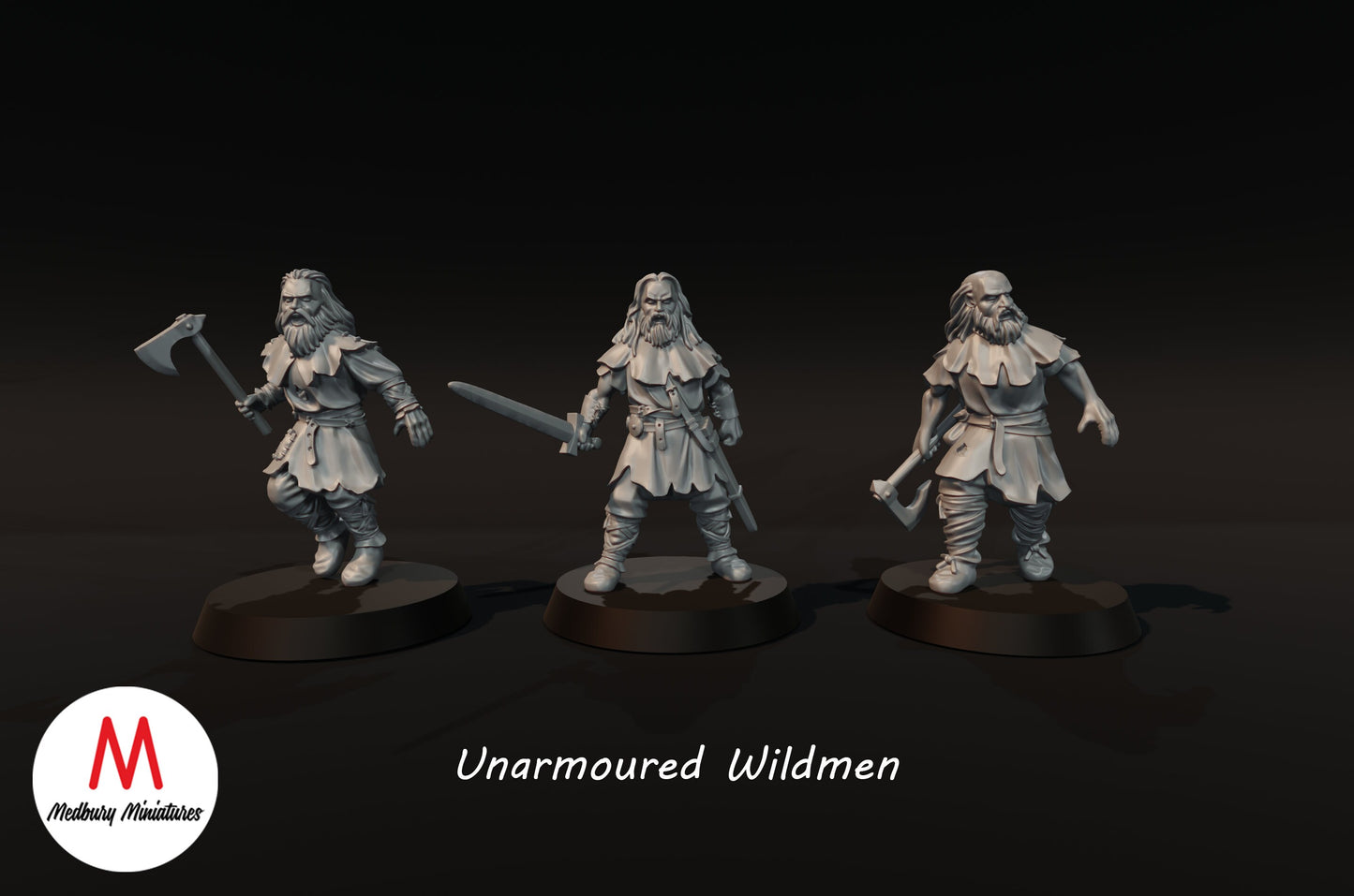 Unarmoured Wildmen Warriors