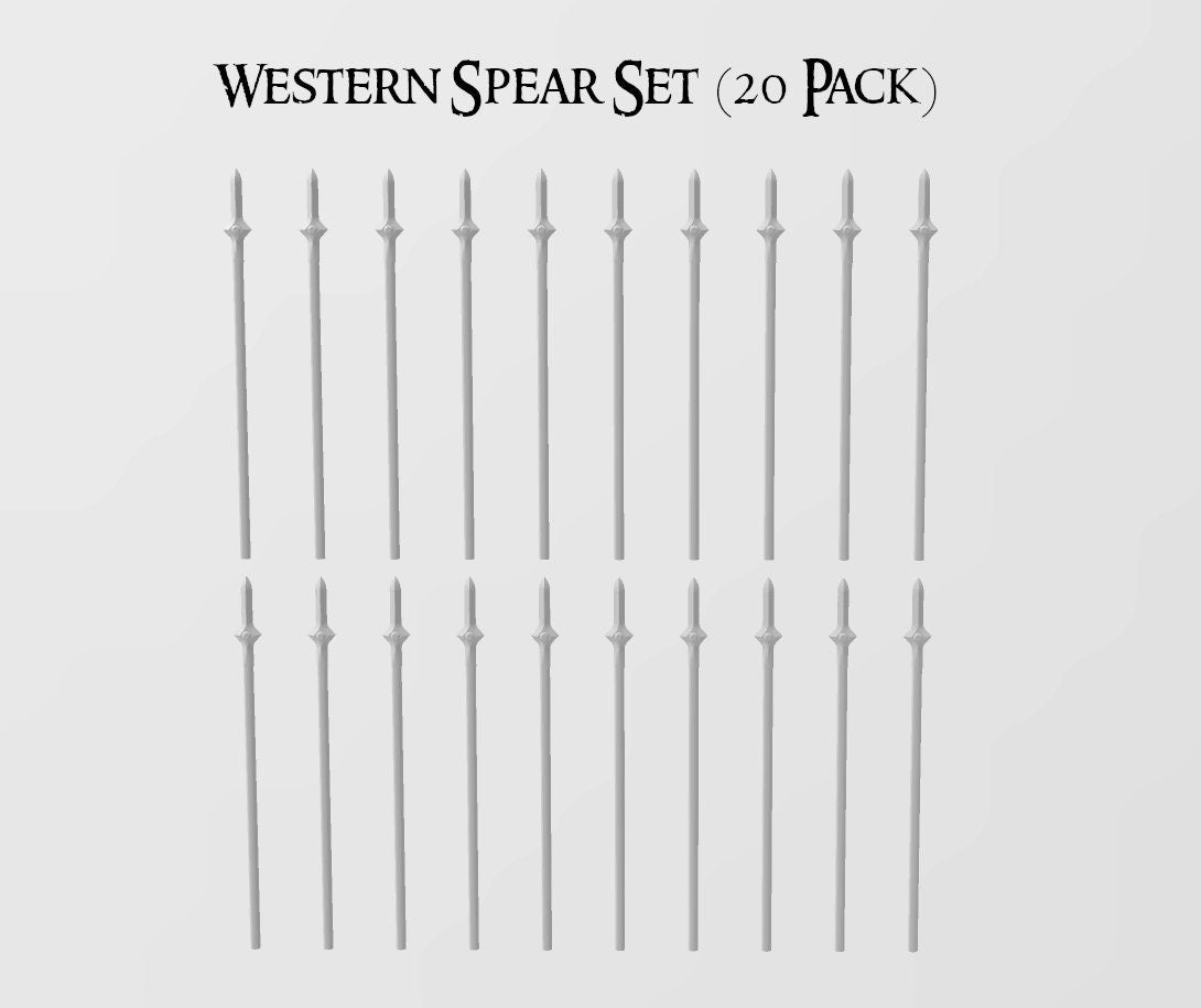 Western Spear Set (20 Pack)