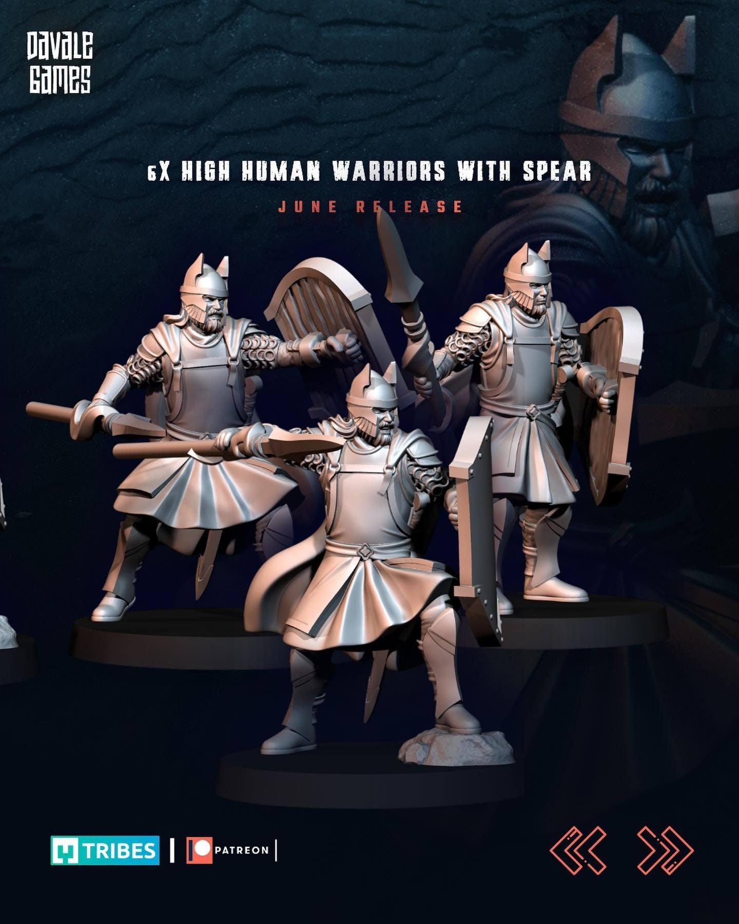 High Human Warrior Spearmen