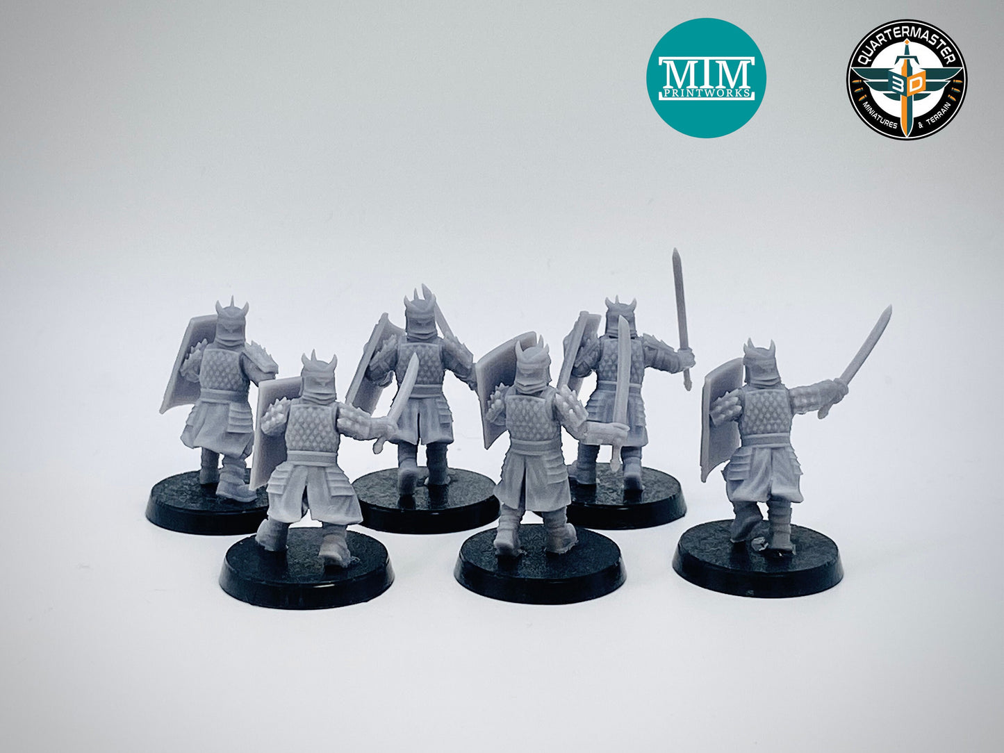Eastern Warriors with Swords