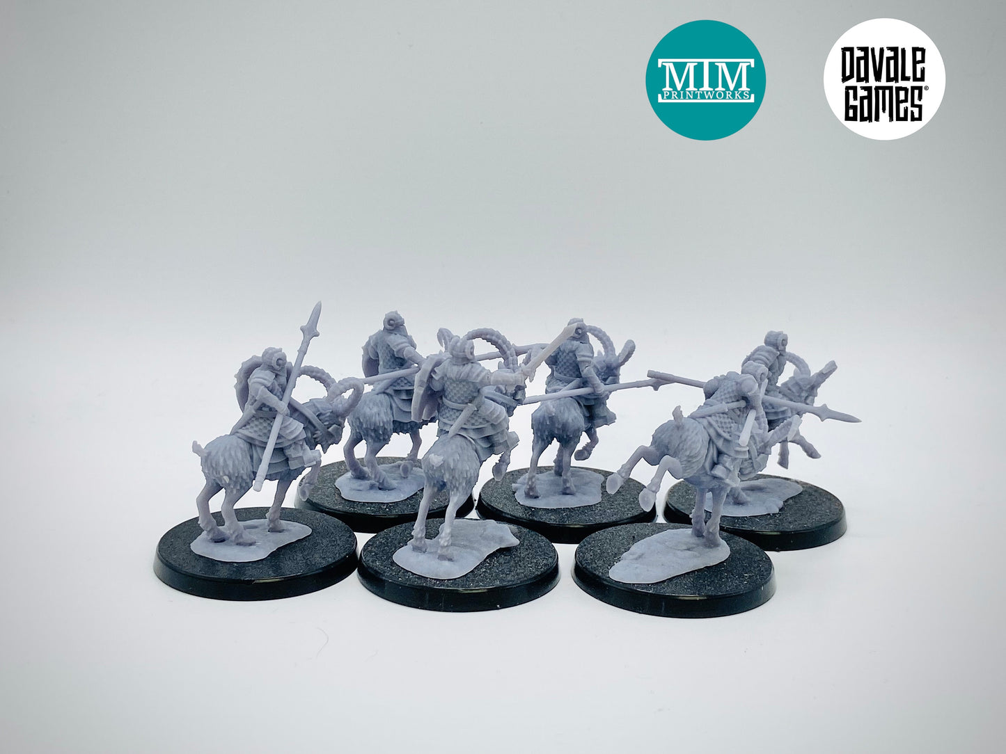Silver Goat Dwarven Goat Riders