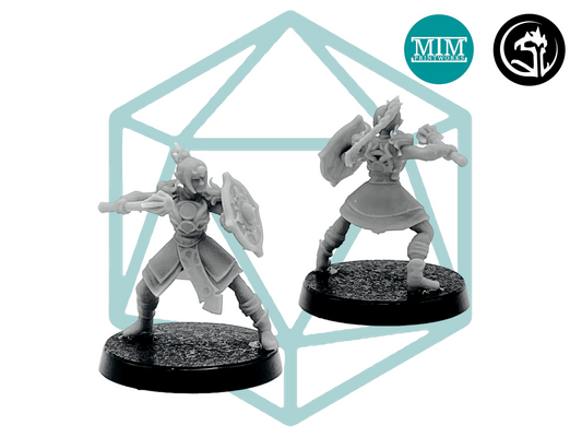 Female Half Elf Cleric | Tabletop RPG Miniature | D&D | Roleplaying