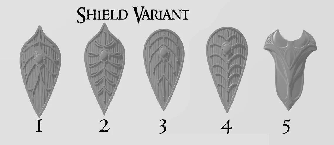 Wood Elven Warband with Glaives
