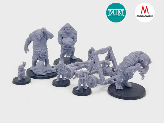 Orc Catapult & Trolls