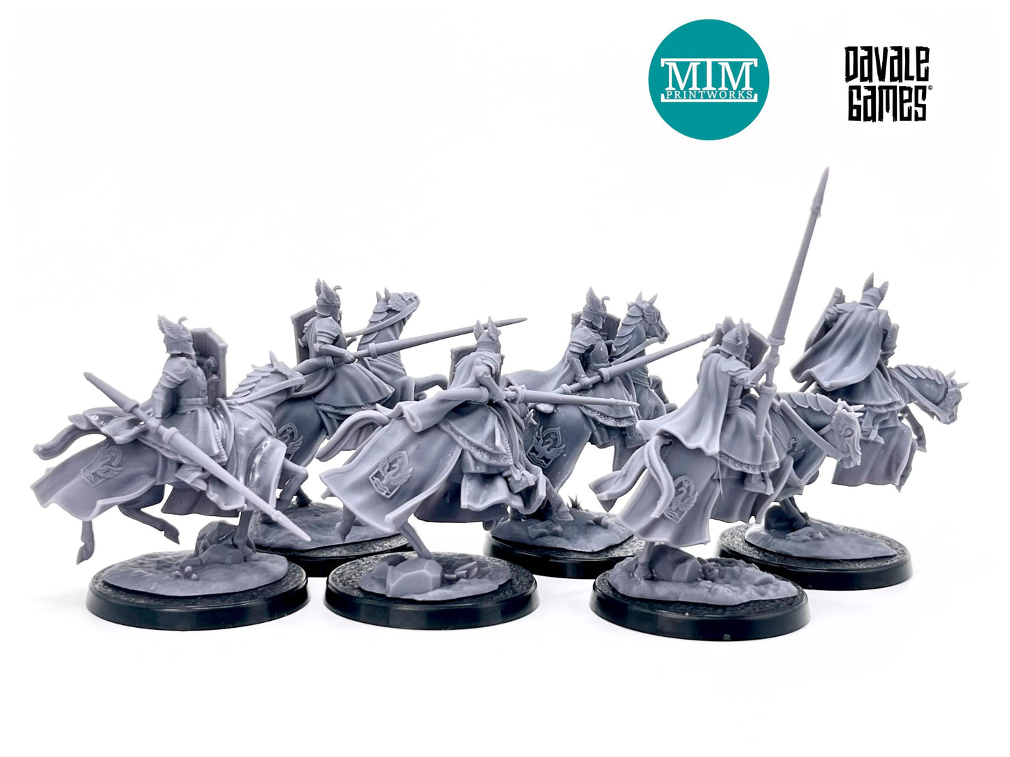 Mounted Knights of the White Swan