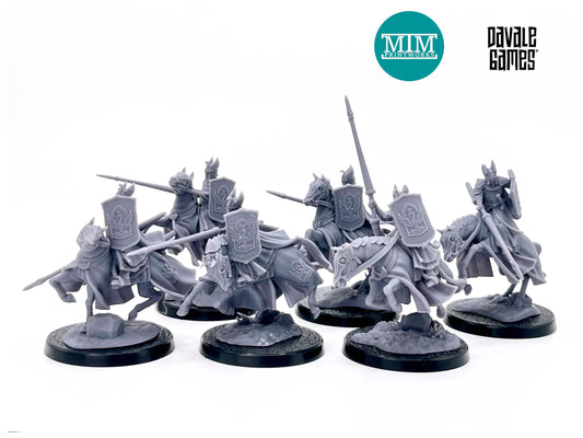 Mounted Knights of the White Swan