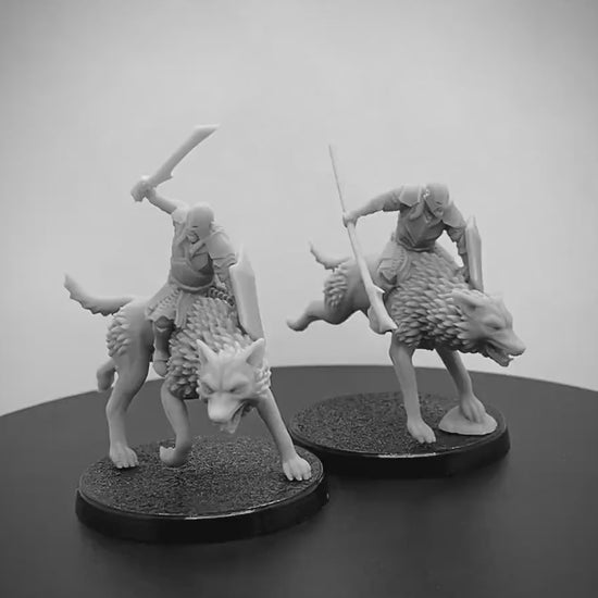 Armoured Orc Wolf Riders