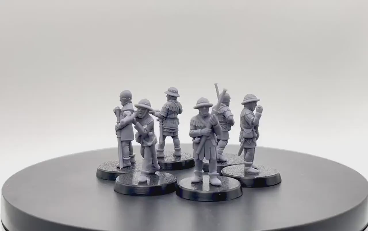 Armoured Medieval Handgunners