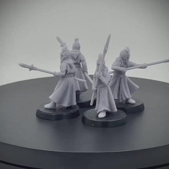 Wood Elven Armoured Spearmen
