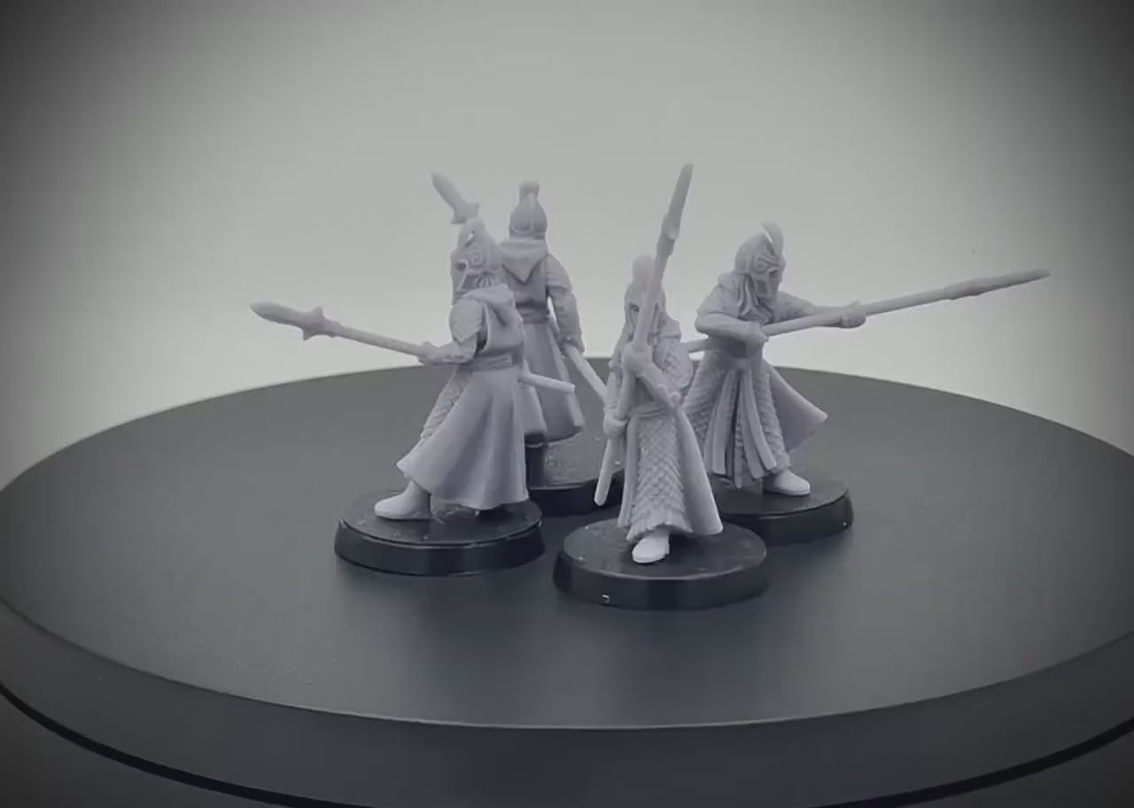 Wood Elven Armoured Spearmen