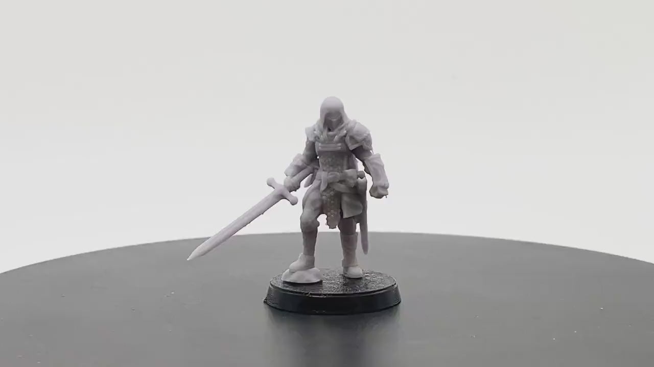 Weary Knight | Tabletop RPG Miniature | D&D | Roleplaying