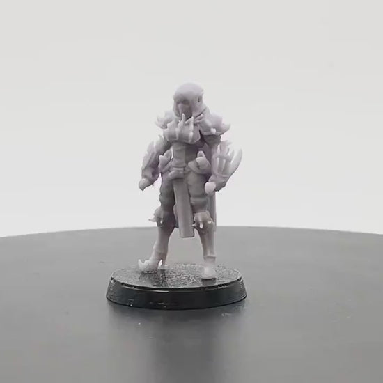 Tundra Female Drow Rogue | Tabletop RPG Miniature | D&D | Roleplaying