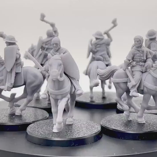14th Century Mounted Men at Arms