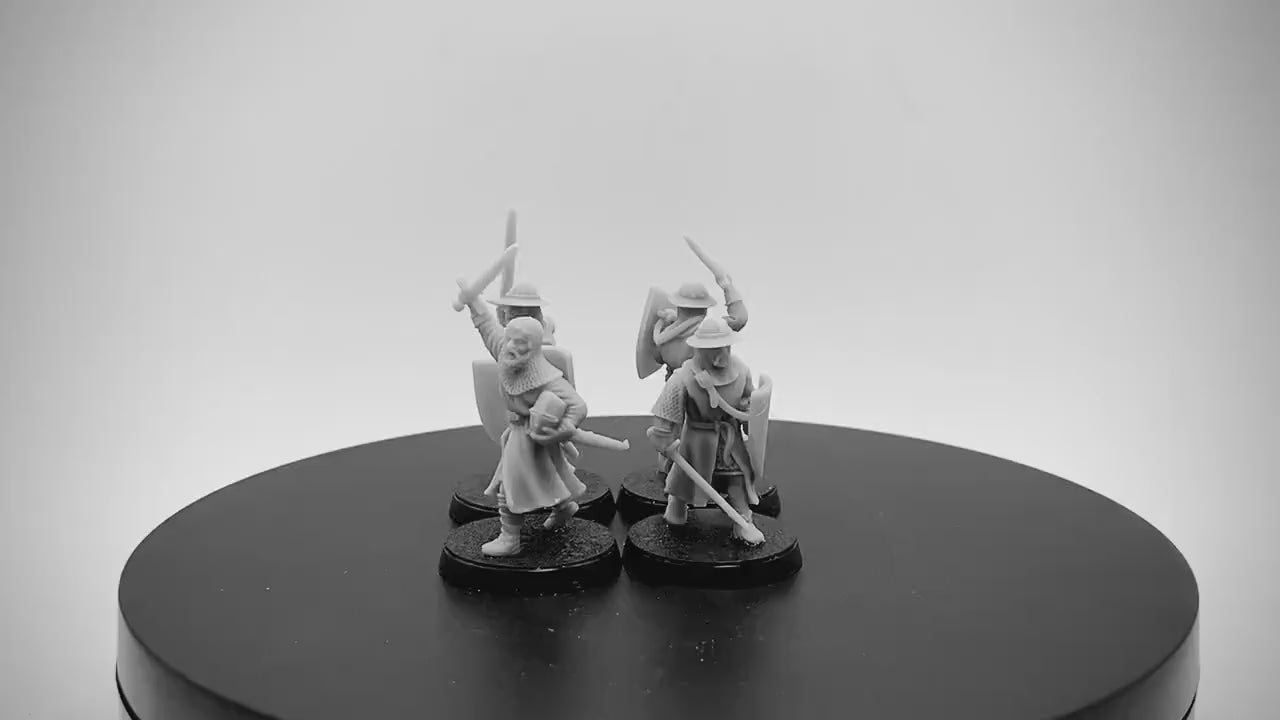 Medieval Sergeants with Swords