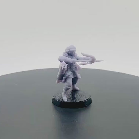 Female Elf Tundra Ranger | Tabletop RPG Miniature | D&D | Roleplaying