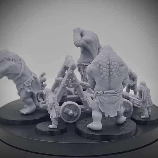 Orc Catapult & Trolls