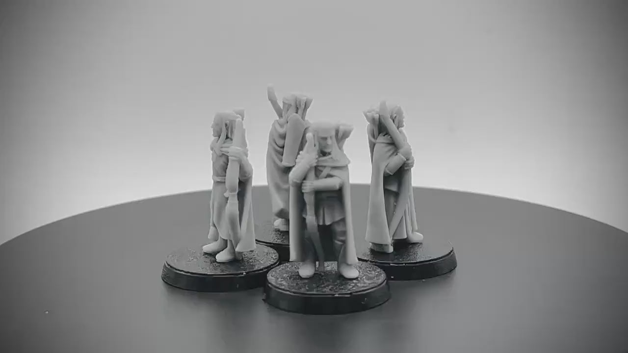 Elven Militia Archers at Rest