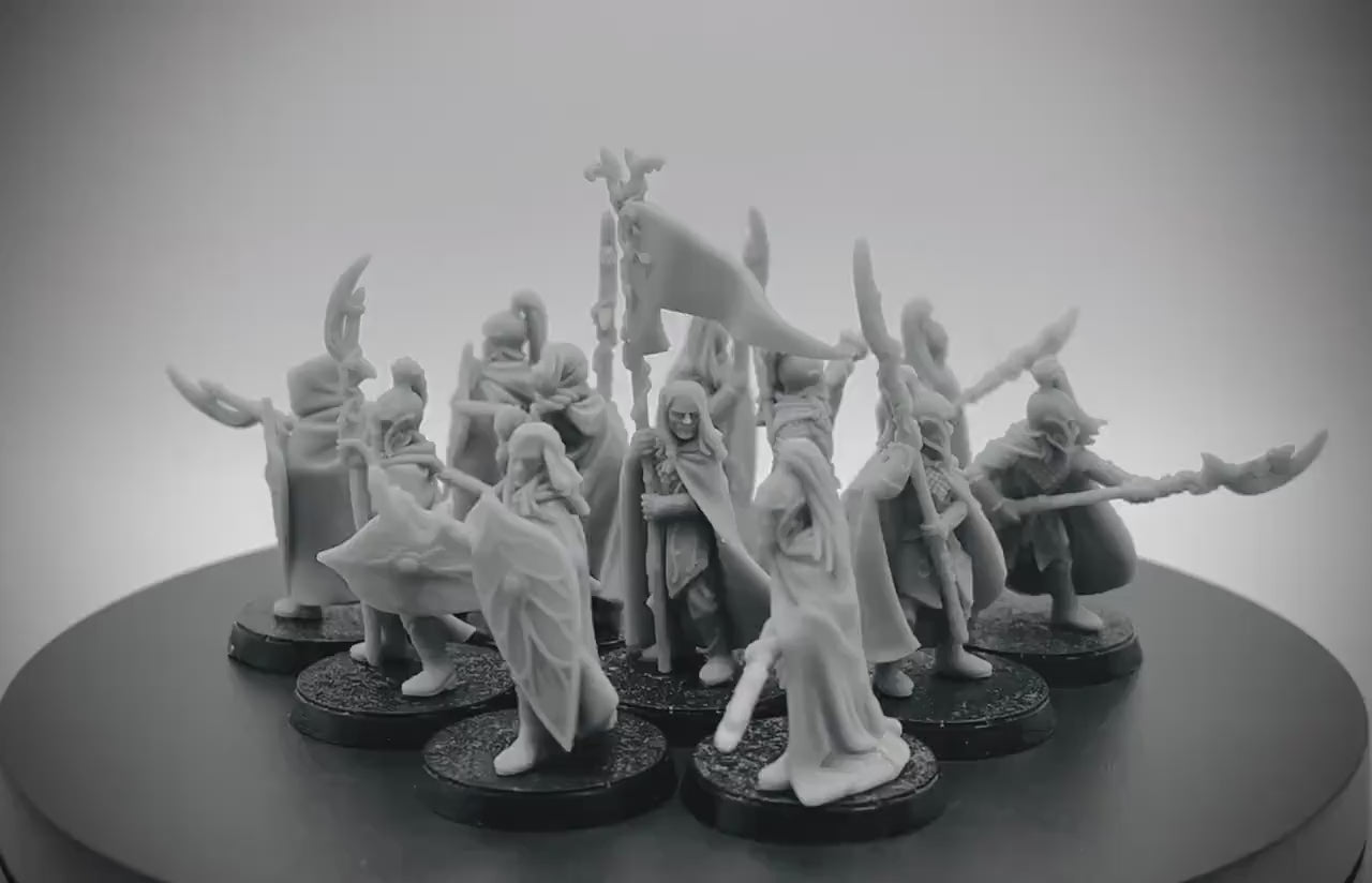 Wood Elven Warband with Glaives