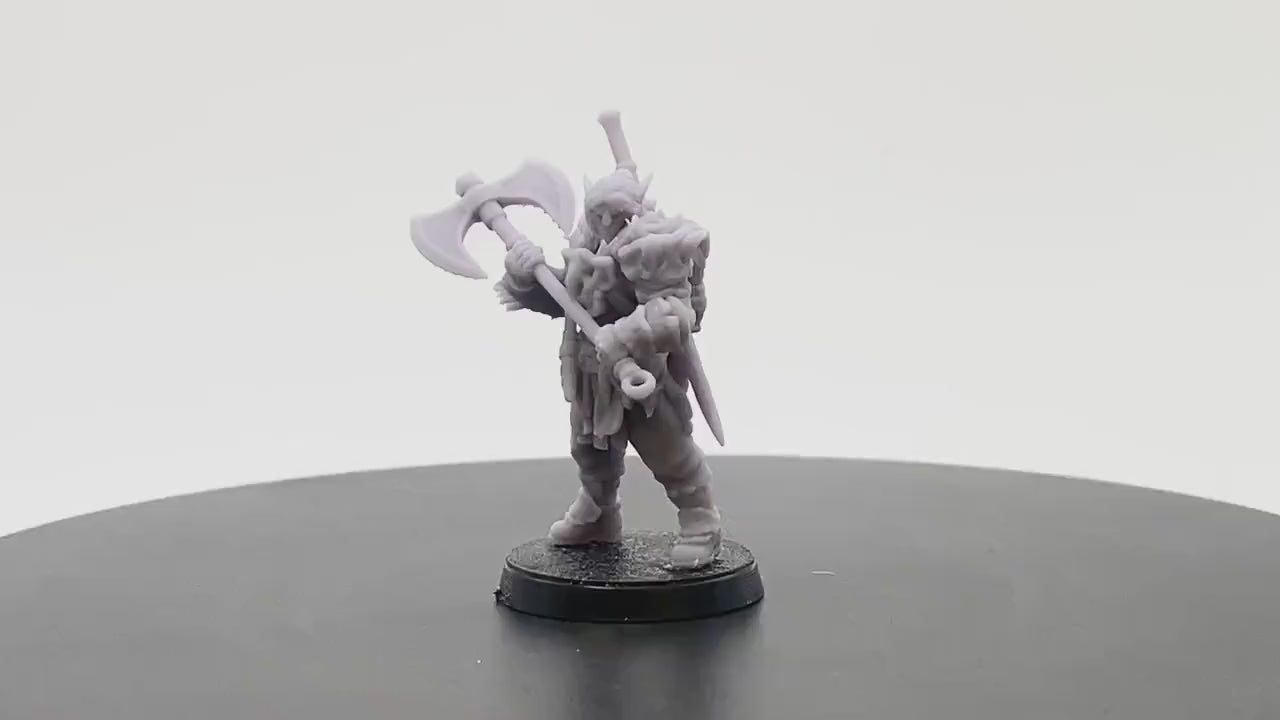 Shifter Barbarian | Tabletop RPG Miniature | D&D | Roleplaying