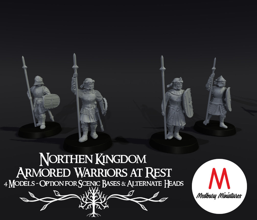 Northern Kingdom Armored Warriors at Rest