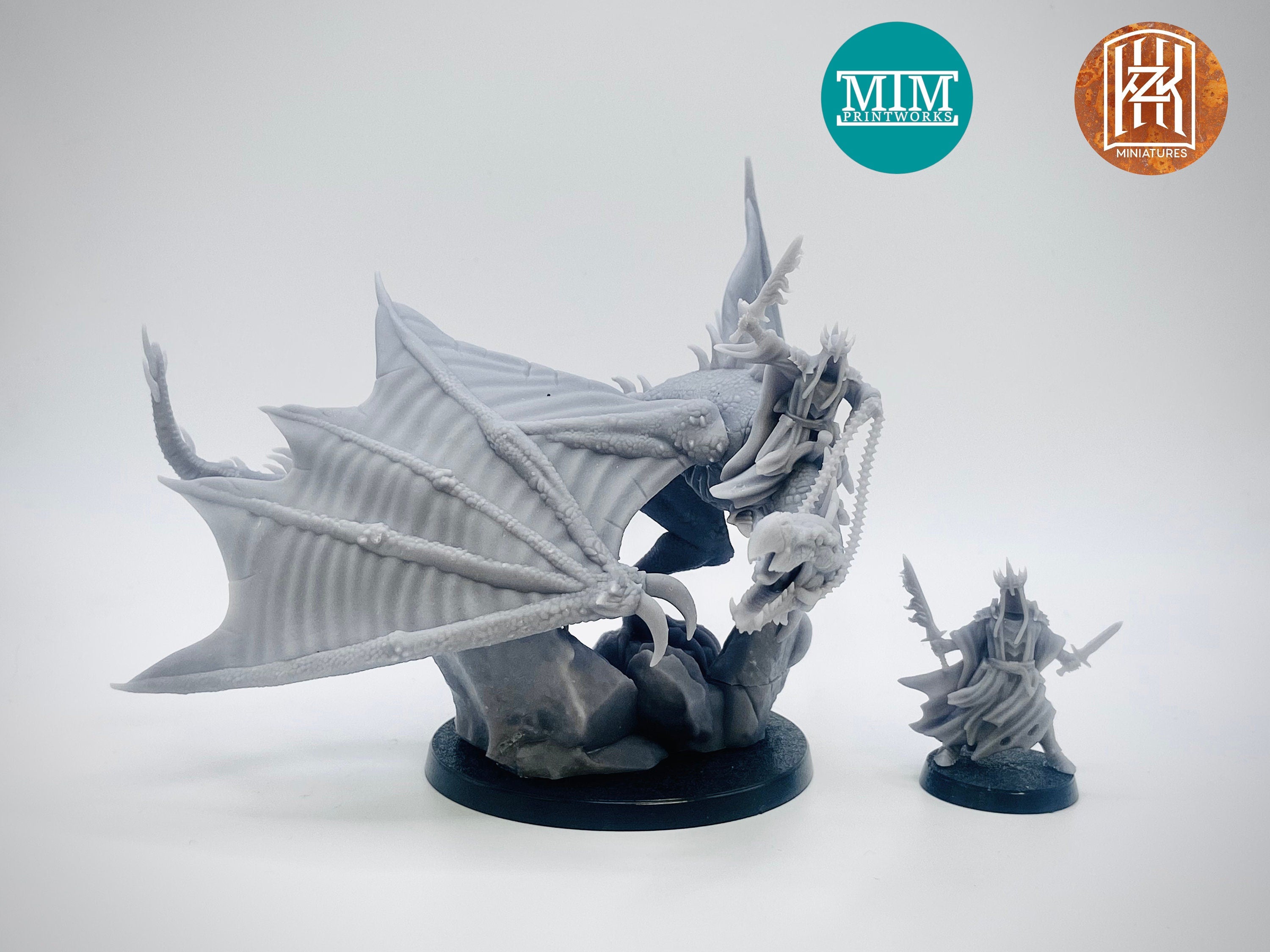 Wraith Lord on Winged Shadow – MTM Printworks