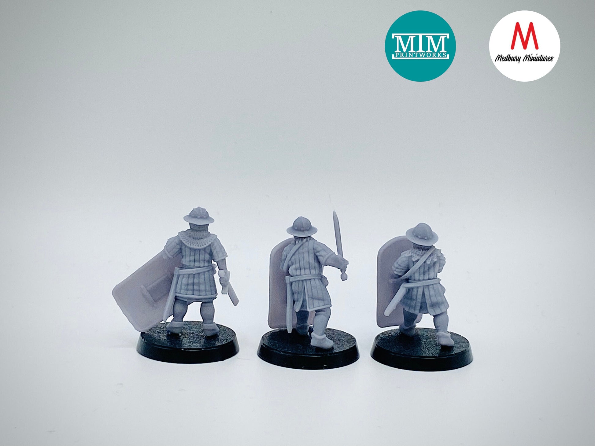 14th Century Men at Arms with Pavises