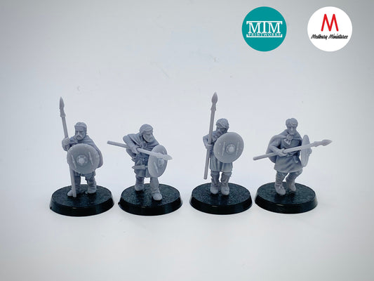Unarmoured Vendel Warriors with Spears