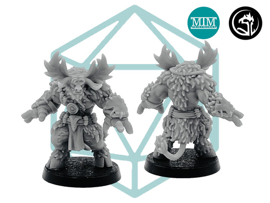 Tauren Druid | Tabletop RPG Miniature | D&D | Roleplaying
