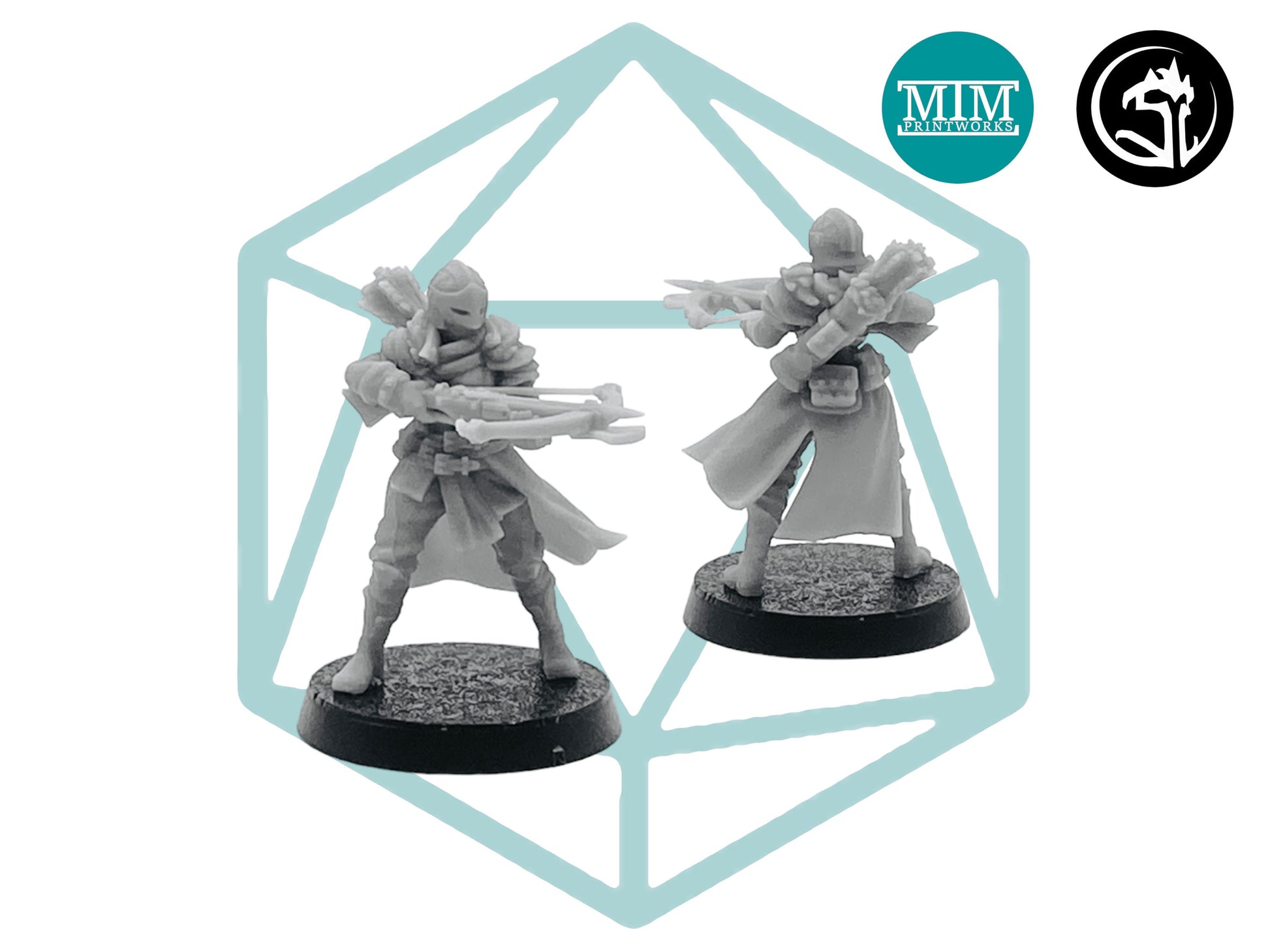 Female Human Deadeye with Crossbow | Tabletop RPG Miniature | D&D | Roleplaying