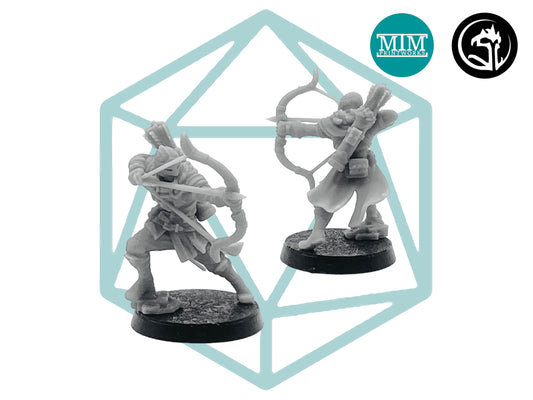 Male Human Deadeye with Bow | Tabletop RPG Miniature | D&D | Roleplaying